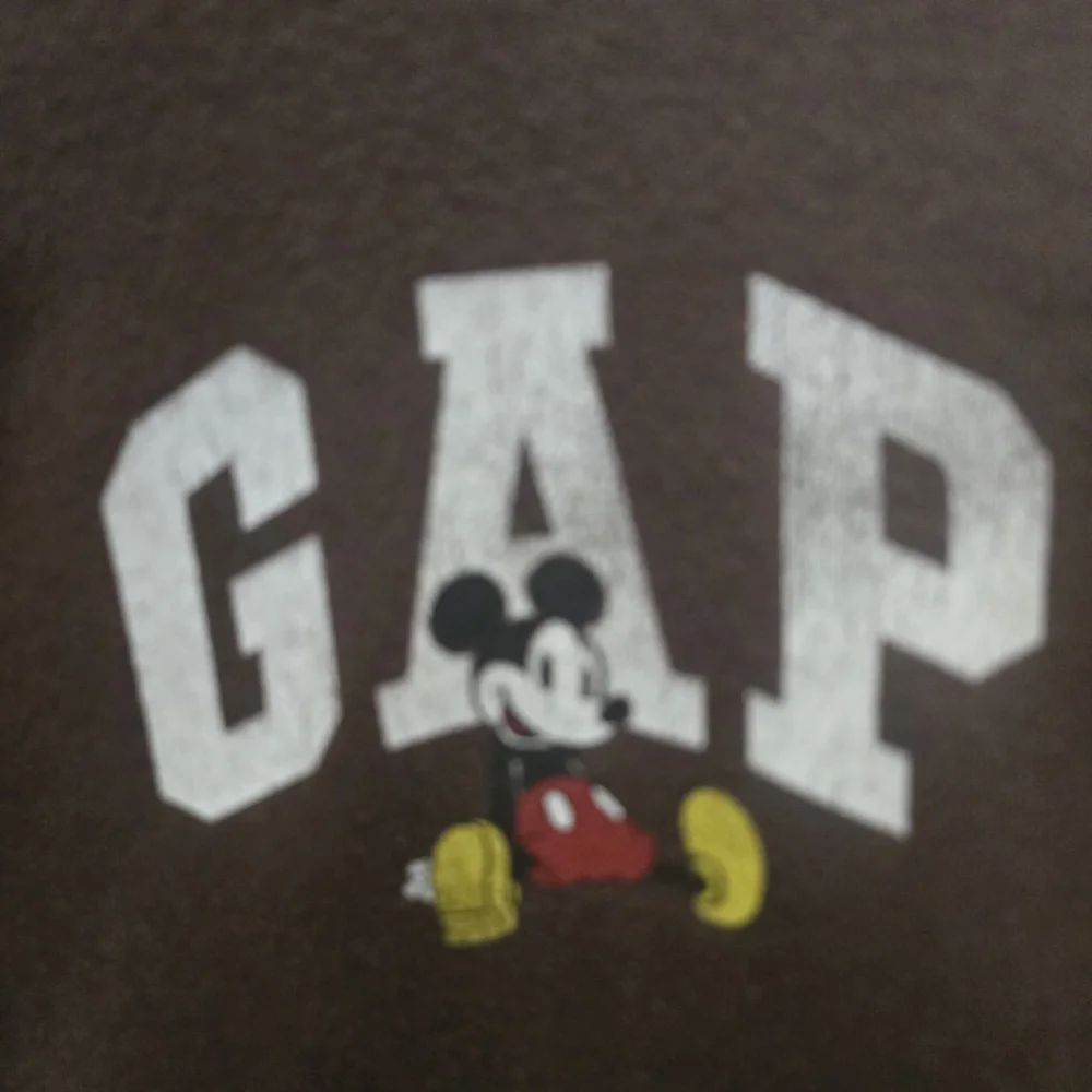 GAP x Disney Kids Brown Hoodie with Mickey Mouse